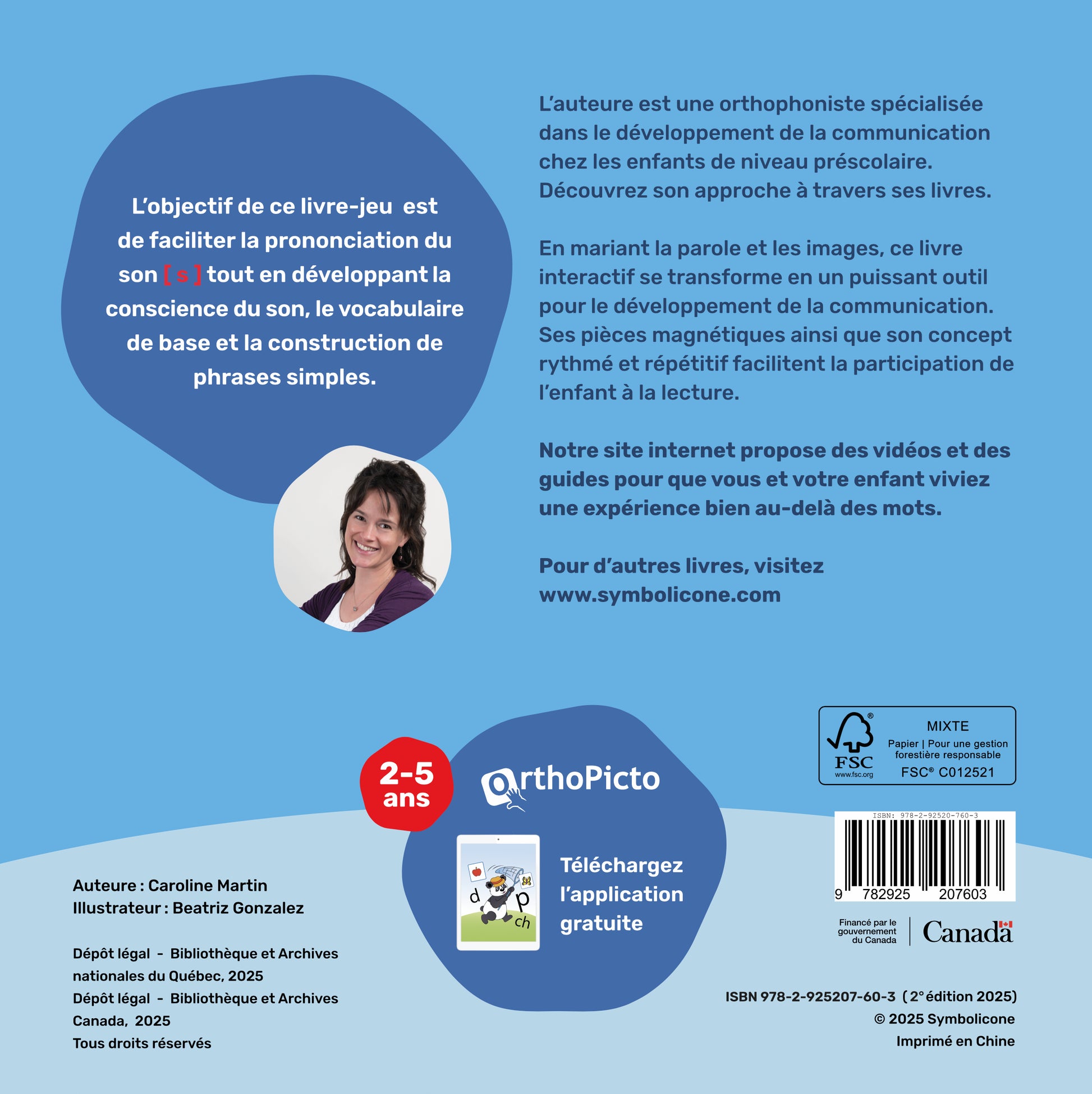 Quatrième de couverture de « Je prononce le son [s] avec la souris »