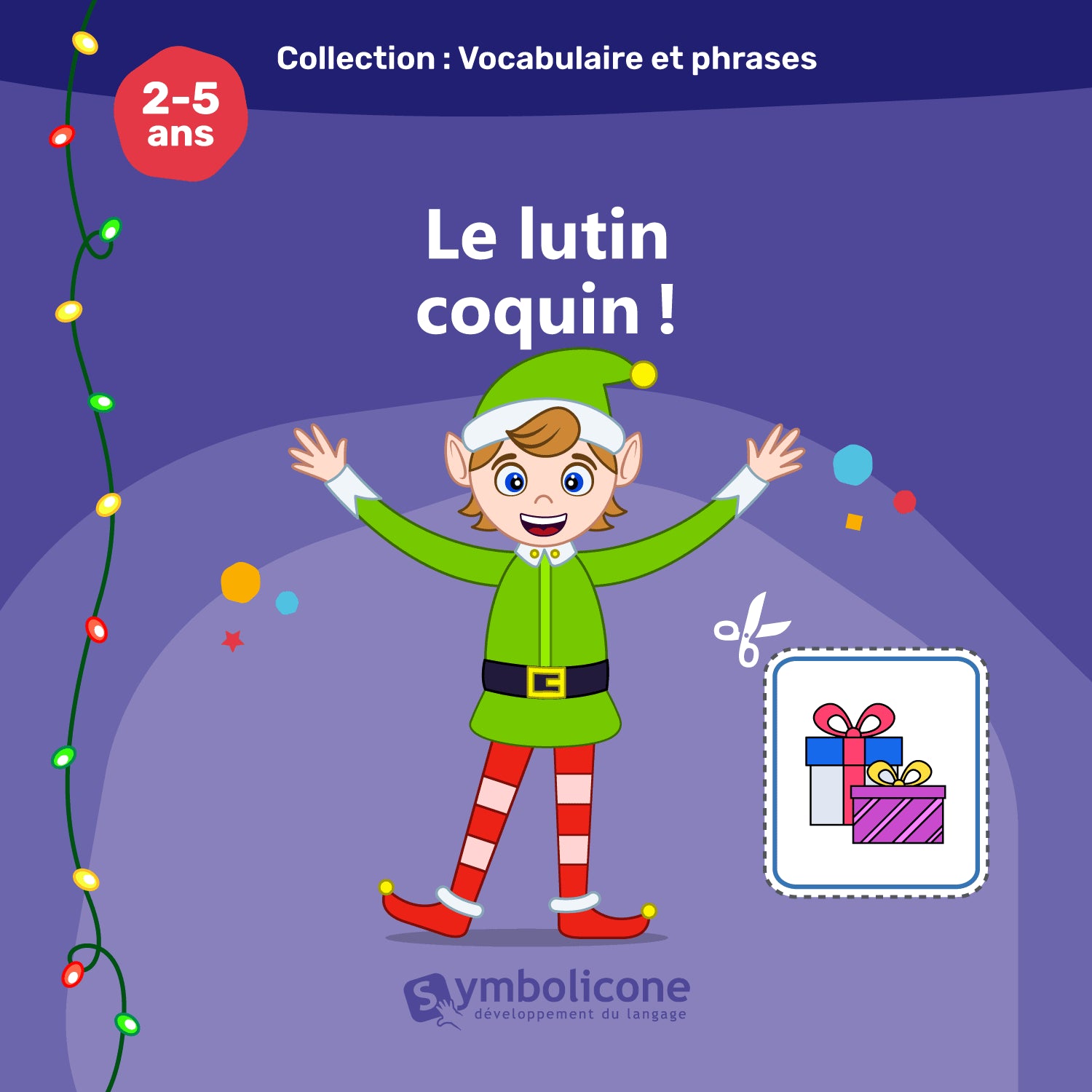 Couverture du livret magnétique « Le lutin coquin! »