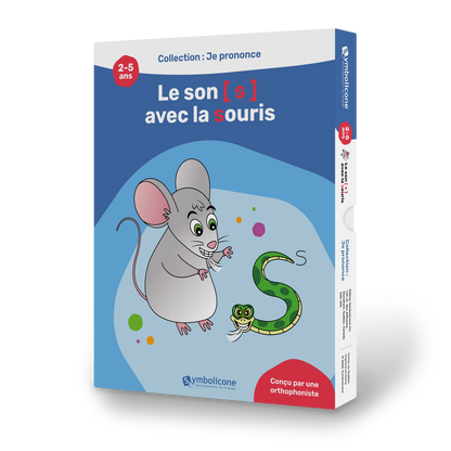 Boîte du livre magnétique « Je prononce le son [s] avec la souris »