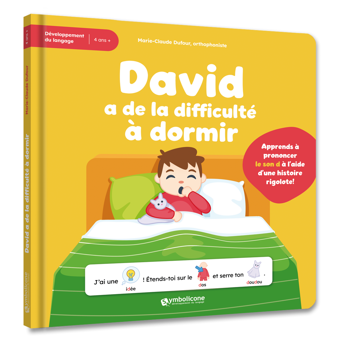 Couverture du livre « David a de la difficulté à dormir »