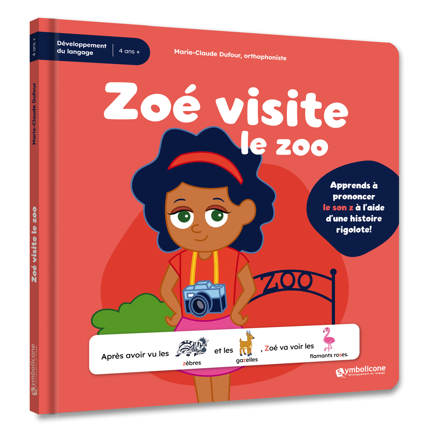 Couverture du livre « Zoé visite le zoo »