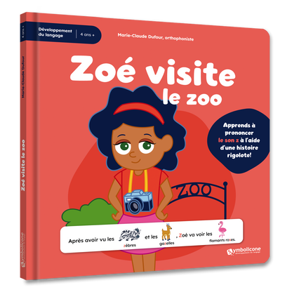 Couverture du livre « Zoé visite le zoo »