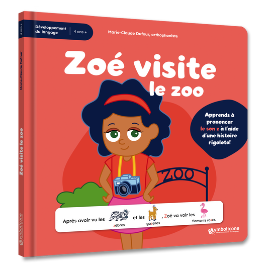 Couverture du livre « Zoé visite le zoo »