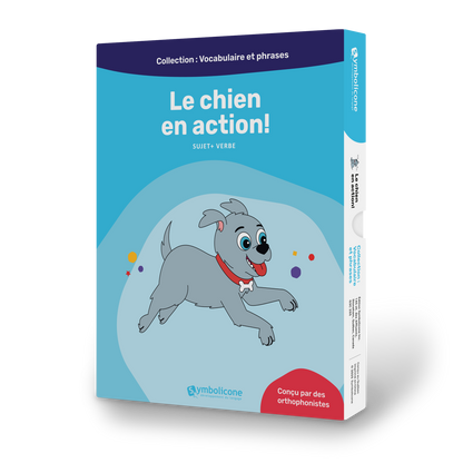 Boîte du livre magnétique « Le chien en action ! »
