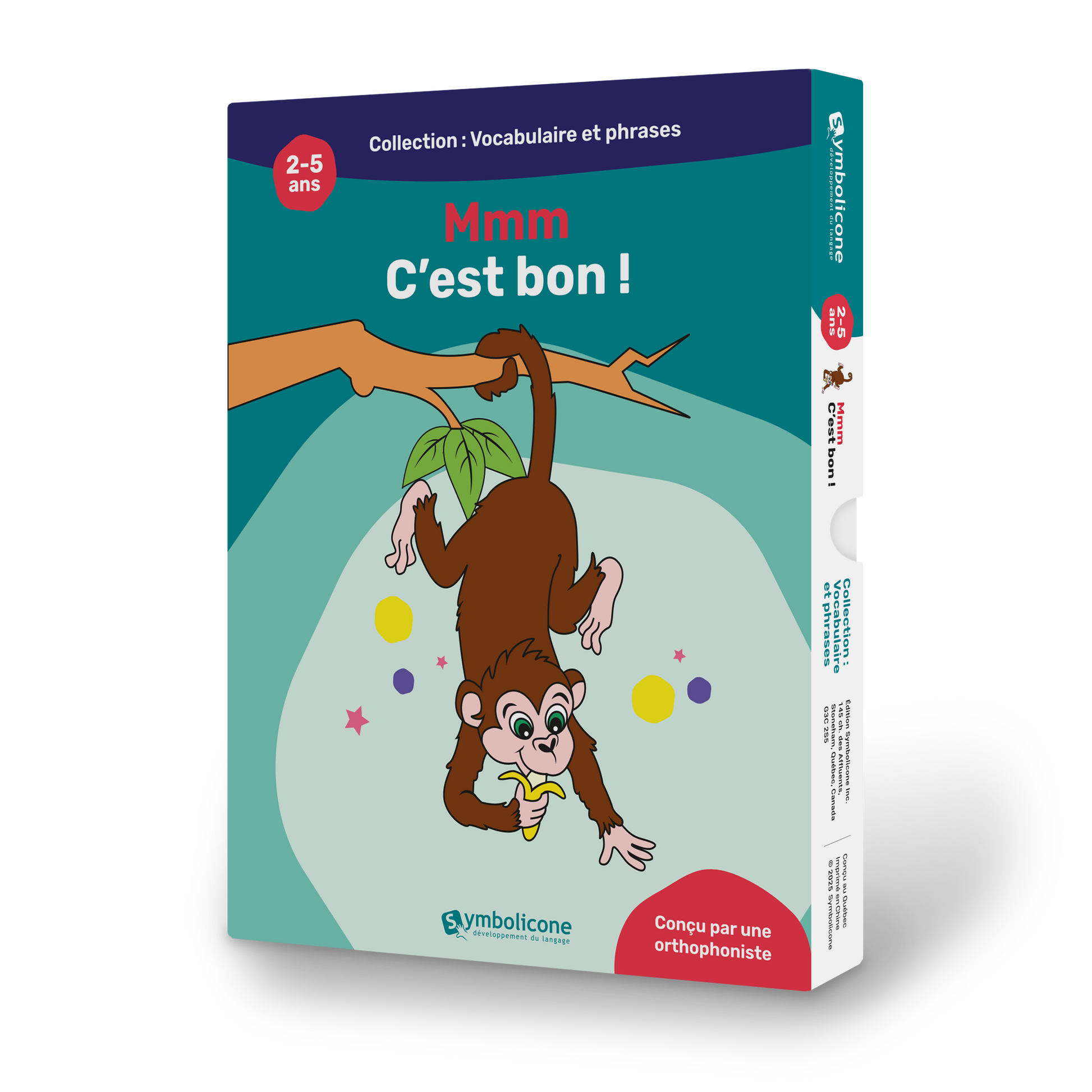 Boîte du livre magnétique « Mmm, c'est bon! »