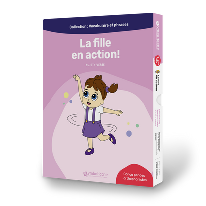 Boîte du livre magnétique « La fille en action ! »