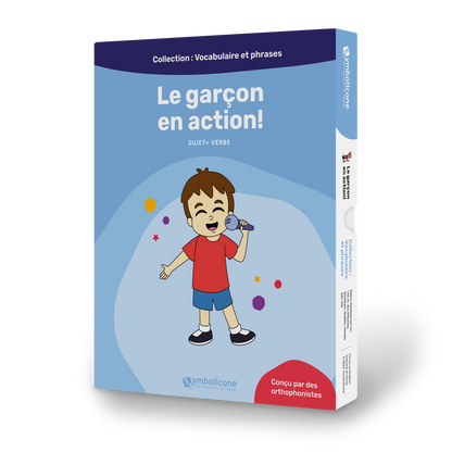 Boîte du livre magnétique « Le garçon en action ! »