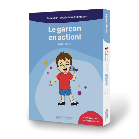 Box of the magnetic book « Le garçon en action ! »