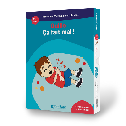 Boîte du livre magnétique « Ouille! Ça fait mal! »