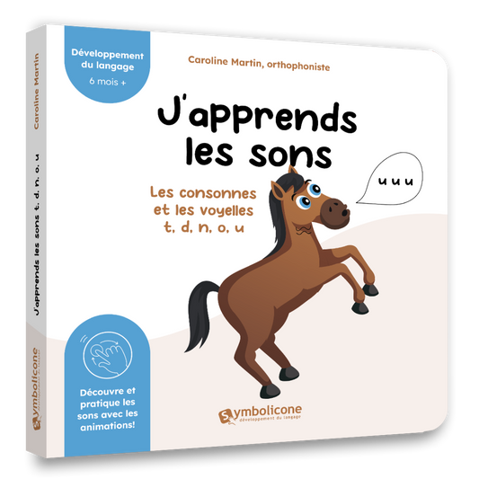 Cover of the Livres à mécanismes book « J’apprends les sons : Les consonnes et les voyelles t, d, n, o, u »