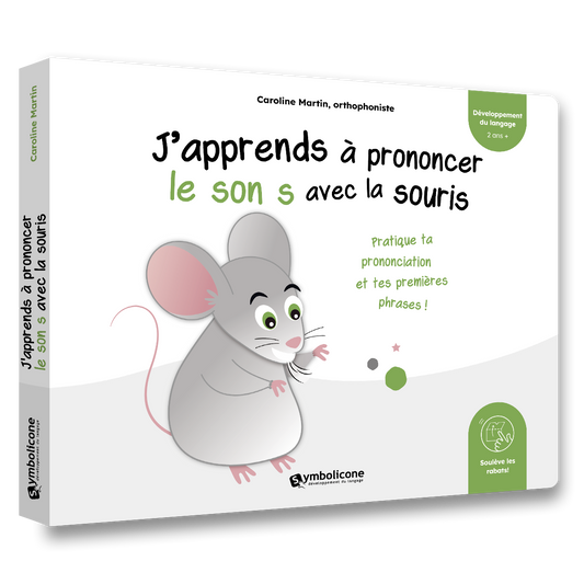 Couverture du livre à rabats « J'apprends à prononcer le son s avec la souris »